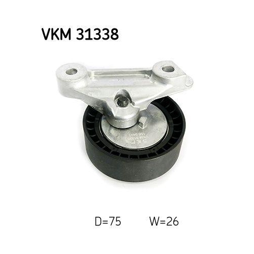 Riemenspanner, Keilrippenriemen SKF VKM 31338 für SEAT SKODA VW AUDI (FAW)