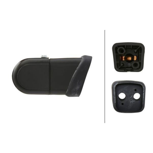 HELLA Umrissleuchte 2XS 004 237-321 für AUWÄRTER DAF MERCEDES-BENZ, rechts