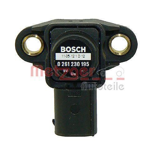 Sensor, Ladedruck METZGER 0906115 ORIGINAL ERSATZTEIL f&uuml;r MERCEDES-BENZ