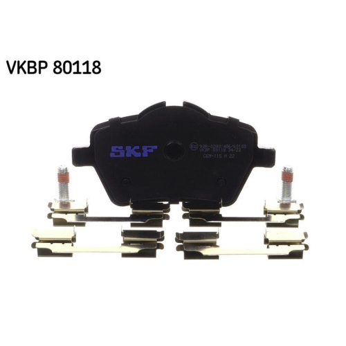 Bremsbelagsatz, Scheibenbremse SKF VKBP 80118 f&uuml;r BMW MINI, Vorderachse