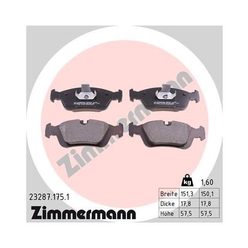 Bremsscheibe ZIMMERMANN 150.1269.52 SPORT Z für BMW BMW (BRILLIANCE)
