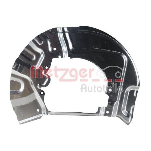 Spritzblech, Bremsscheibe METZGER 6115031 f&uuml;r BMW, Vorderachse links