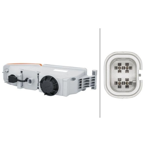 HELLA Fernscheinwerfer 1NB 354 986-031 f&uuml;r MAN, links