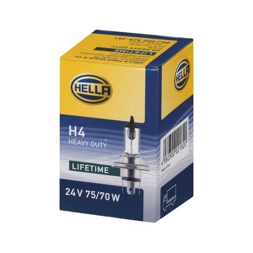 HELLA Gl&uuml;hlampe, Fernscheinwerfer 8GJ 002 525-281 HEAVY DUTY f&uuml;r DAF MACK MAN