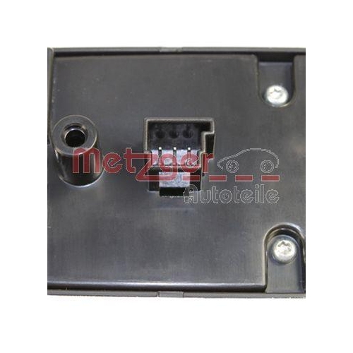 Schalter, Fensterheber METZGER 0916417 f&uuml;r MERCEDES-BENZ, fahrerseitig, vorne