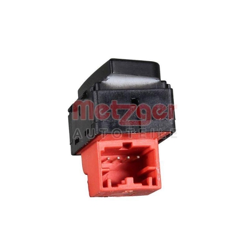 Schalter, Türverriegelung METZGER 09161131 für VW, Fahrzeugtür, links, vorne