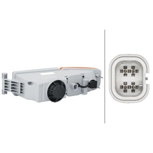 HELLA Fernscheinwerfer 1NB 354 986-041 für MAN, rechts