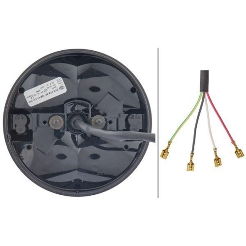 HELLA Heckleuchte 2VA 012 497-051 für KRONE, links, rechts