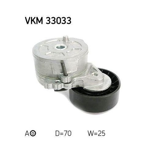 Riemenspanner, Keilrippenriemen SKF VKM 33033 f&uuml;r CITRO&Euml;N FIAT FORD LANCIA, oben
