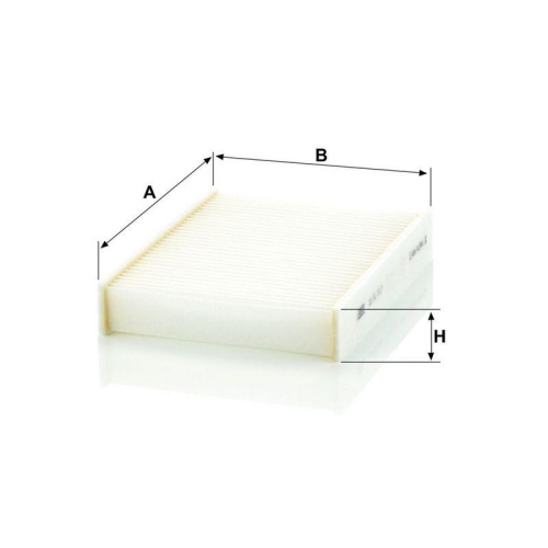 Filter, Innenraumluft MANN-FILTER CU 20 013 f&uuml;r CITRO&Euml;N PEUGEOT TOYOTA