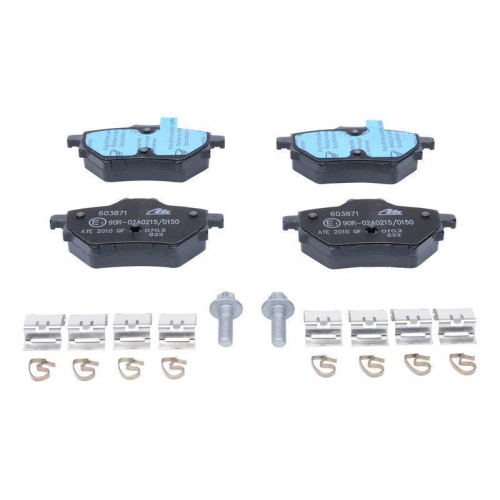 Bremsbelagsatz, Scheibenbremse ATE 13.0460-3871.2 f&uuml;r CITRO&Euml;N OPEL PEUGEOT DS