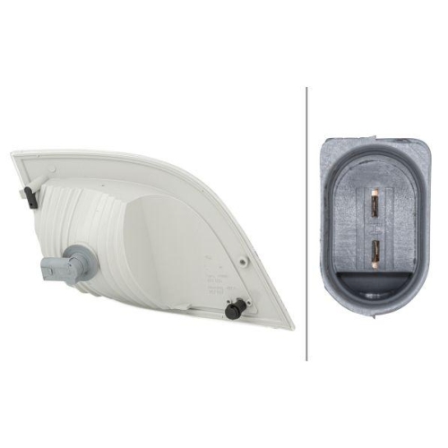 HELLA Blinkleuchte 2BA 247 016-031 für MERCEDES-BENZ, vorne links