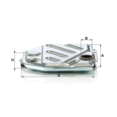 Hydraulikfilter, Automatikgetriebe MANN-FILTER H 1914/2 KIT f&uuml;r MERCEDES-BENZ