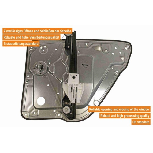 Fensterheber VAICO V10-6281 Original VAICO Qualität für SEAT SKODA VW VAG