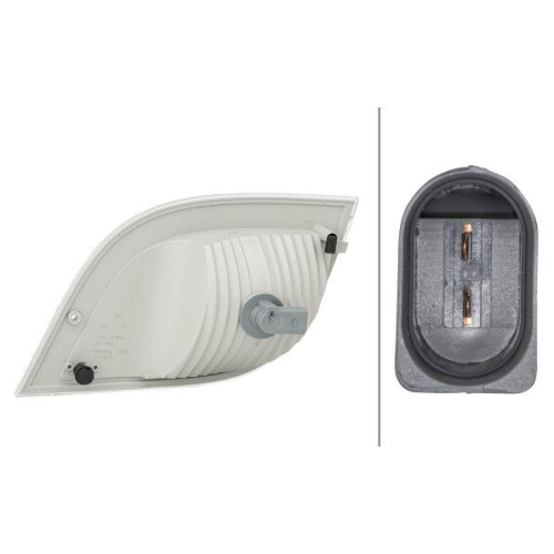 HELLA Blinkleuchte 2BA 247 016-041 f&uuml;r MERCEDES-BENZ, vorne rechts