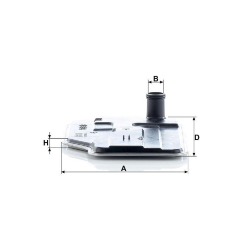 Hydraulikfilter, Automatikgetriebe MANN-FILTER H 27 001 f&uuml;r MERCEDES-BENZ