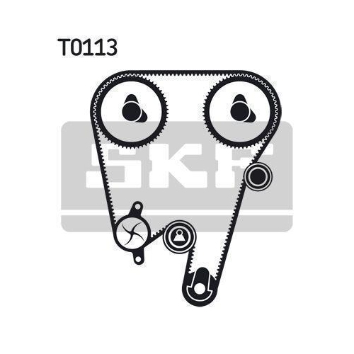 Wasserpumpe + Zahnriemensatz SKF VKMC 06603 f&uuml;r FORD RENAULT VOLVO VOLVO ASIA