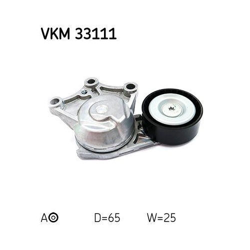 Riemenspanner, Keilrippenriemen SKF VKM 33111 f&uuml;r CITRO&Euml;N PEUGEOT, links