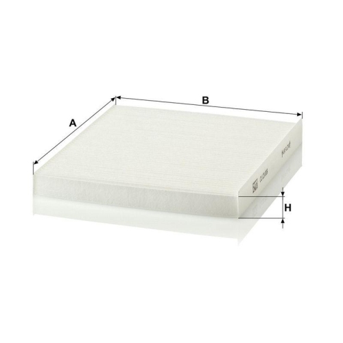 Filter, Innenraumluft MANN-FILTER CU 23 009 f&uuml;r FIAT, unter der Mittelkonsole