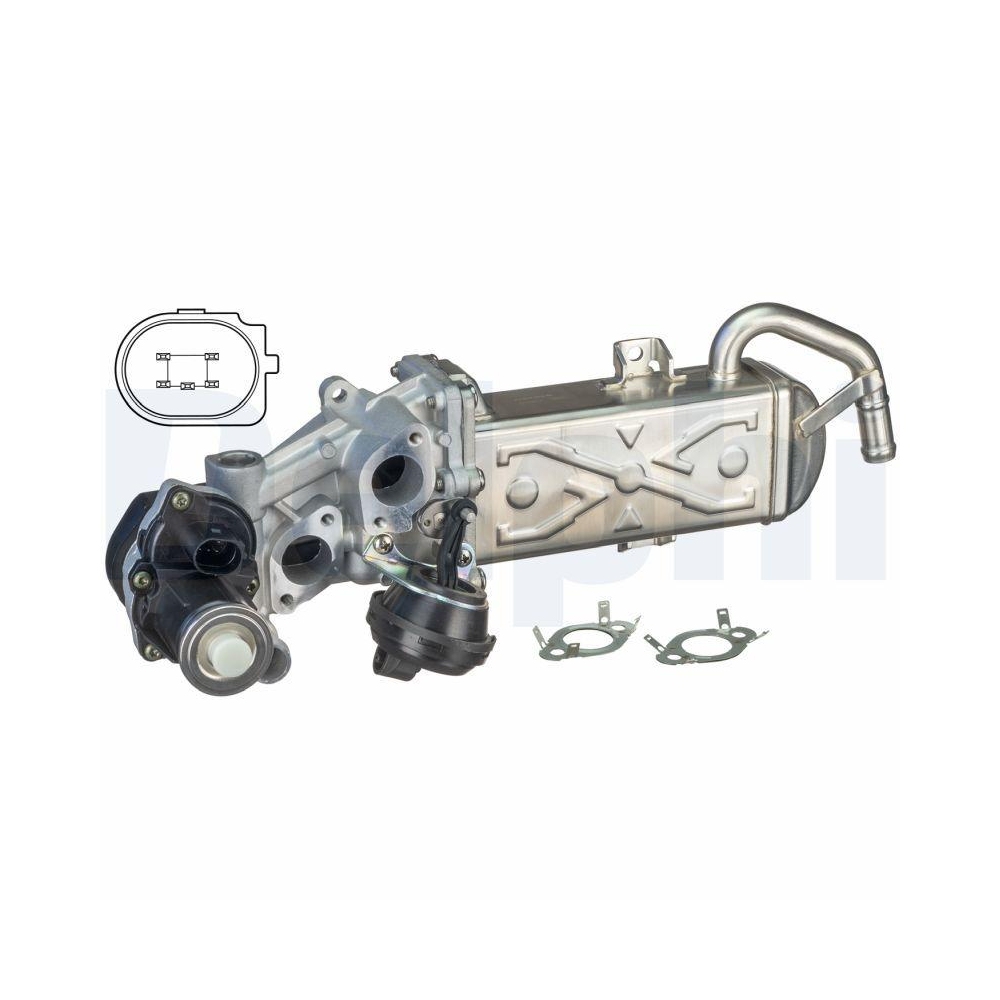 DELPHI EG10472-12B1 AGR-Ventil f&uuml;r AUDI SEAT SKODA VW
