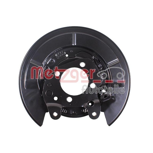 Bremsträgerplatte METZGER 6117100 für TOYOTA, Hinterachse rechts