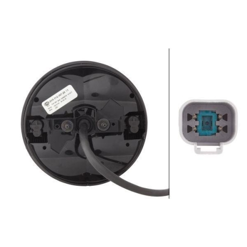 HELLA Heckleuchte 2VA 012 497-261 für, links, rechts