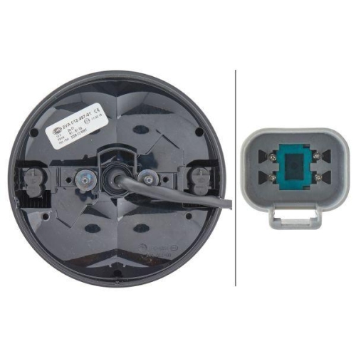 HELLA Heckleuchte 2VA 012 497-011 für KRONE, links, rechts