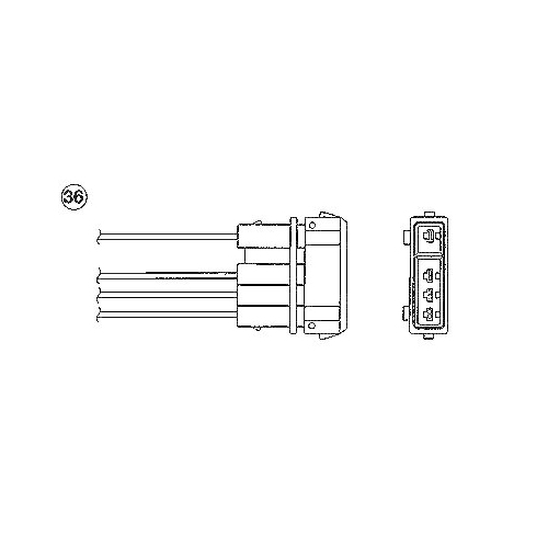 Lambdasonde NTK 1993 f&uuml;r AUDI SEAT SKODA VW LAMBORGHINI BENTLEY JEEP