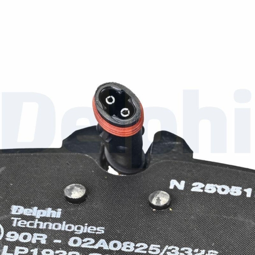 DELPHI LP1939 Bremsbelagsatz, Scheibenbremse f&uuml;r MERCEDES-BENZ, Hinterachse