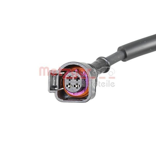 Sensor, Raddrehzahl METZGER 0900126 f&uuml;r FORD VAG, Hinterachse links