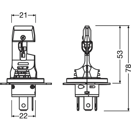 Glühlampe, Fernscheinwerfer ams-OSRAM 64193DWNBSP-2HB für