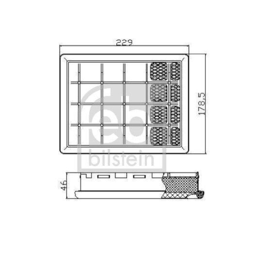 Filter, Kurbelgehäuseentlüftung FEBI BILSTEIN 174013 für SCANIA