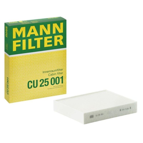 Filter, Innenraumluft MANN-FILTER CU 25 001 f&uuml;r BMW