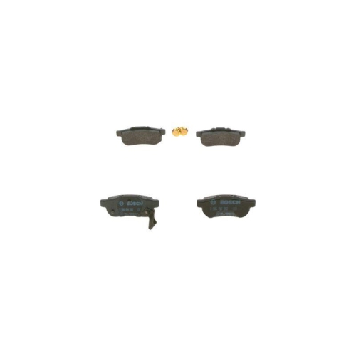 Bremsbelagsatz, Scheibenbremse BOSCH 0 986 494 392 f&uuml;r HONDA MAZDA, Hinterachse