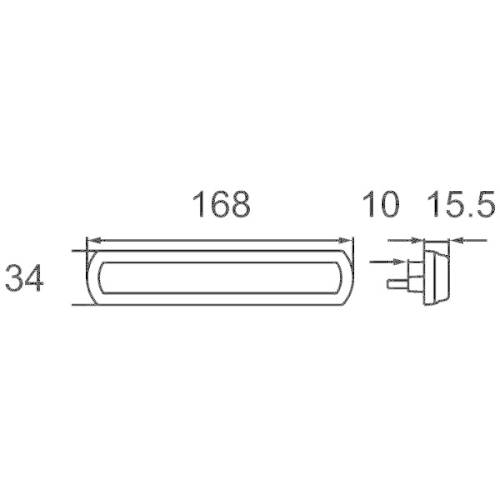 HELLA Seitenmarkierungsleuchte 2PS 013 300-081 f&uuml;r, links, rechts