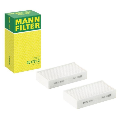 Filter, Innenraumluft MANN-FILTER CU 1721-2 f&uuml;r BMW, hinter dem Handschuhfach