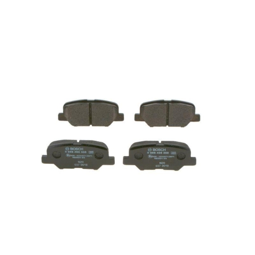 Bremsbelagsatz, Scheibenbremse BOSCH 0 986 495 358 f&uuml;r CITRO&Euml;N MAZDA MITSUBISHI