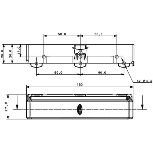 HELLA Tagfahrleuchte 2PT 980 970-521 f&uuml;r, beidseitig