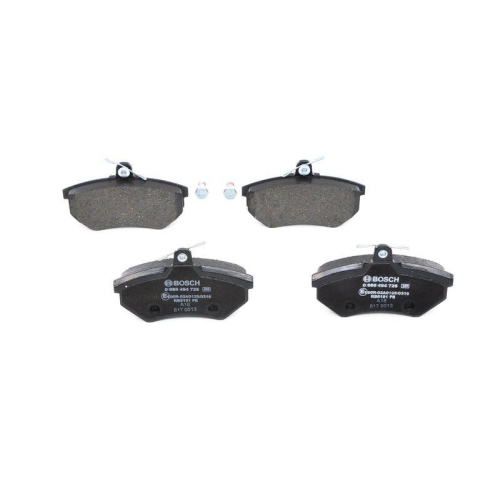 Bremsbelagsatz, Scheibenbremse BOSCH 0 986 494 726 f&uuml;r SEAT VW CHERY