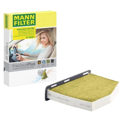 Filter, Innenraumluft MANN-FILTER FP 2939/1 FreciousPlus f&uuml;r VAG