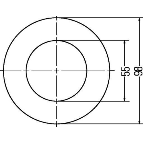 HELLA Heckleuchte 2SB 008 405-151 für AEBI, links, rechts