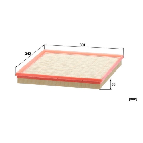Luftfilter MANN-FILTER C 35 009 f&uuml;r FORD