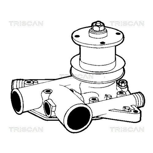 Wasserpumpe, Motork&uuml;hlung TRISCAN 8600 25080 f&uuml;r RENAULT