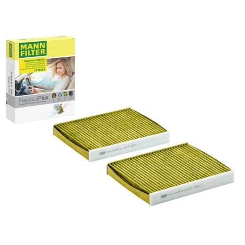 Filter, Innenraumluft MANN-FILTER FP 2533-2 FreciousPlus f&uuml;r BMW