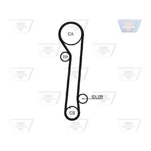 Zahnriemensatz OPTIBELT KT 1347 Optibelt-ZRK KIT für