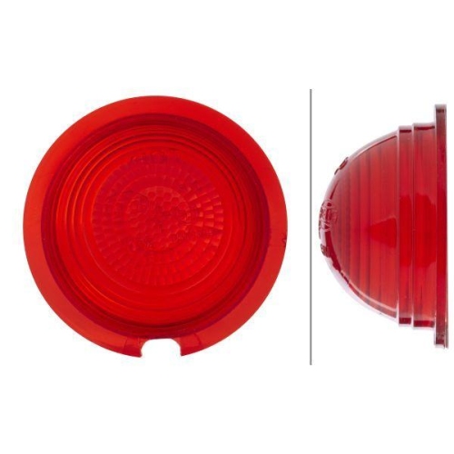 Lichtscheibe, Begrenzungsleuchte HELLA 9EL 950 315-001 f&uuml;r AEBI DAF MAN SCANIA