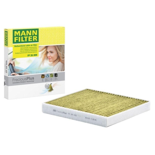 Filter, Innenraumluft MANN-FILTER FP 26 009 FreciousPlus f&uuml;r VAG