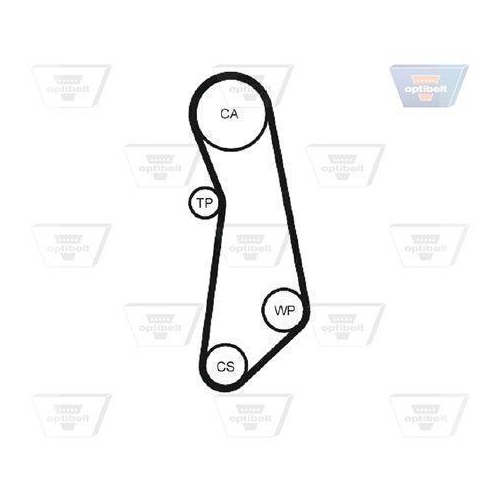 Zahnriemensatz OPTIBELT KT 1447 Optibelt-ZRK KIT für