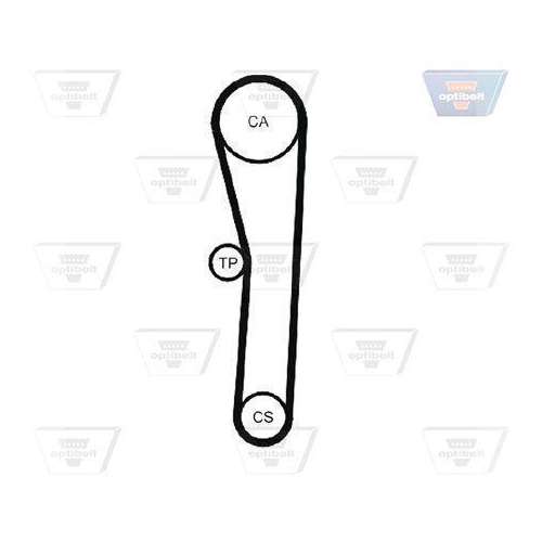 Zahnriemensatz OPTIBELT KT 1523 Optibelt-ZRK KIT für