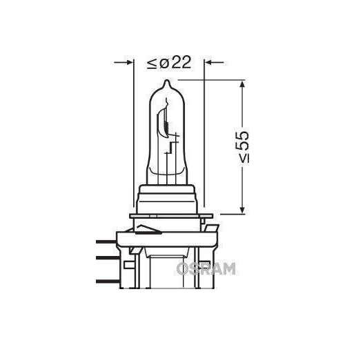 Glühlampe ams-OSRAM 64176 ORIGINAL für
